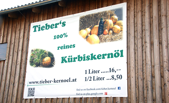 Überzeug sie sich selbst und probiere unser 100% reines Kernöl aus